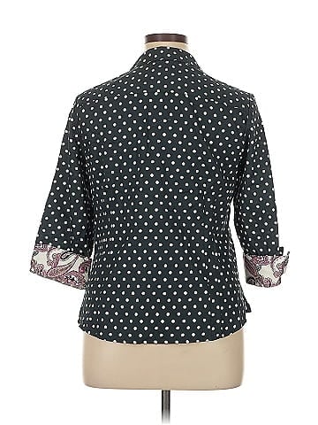 Foxcroft 3/4 Sleeve Button-Down Shirt (view 2)