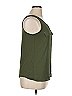 Fortune + Ivy 100% Polyester Green Sleeveless Blouse Size XL - photo 4