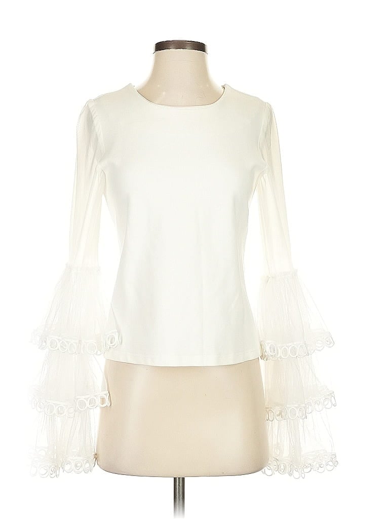 Gracia Ivory 3/4 Sleeve Blouse Size S - photo 1