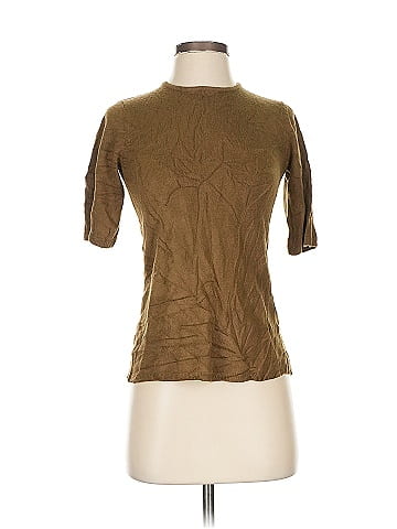 DG^2 by Diane Gilman Brown Textured Stretchy Acrylic Knit (view 1)