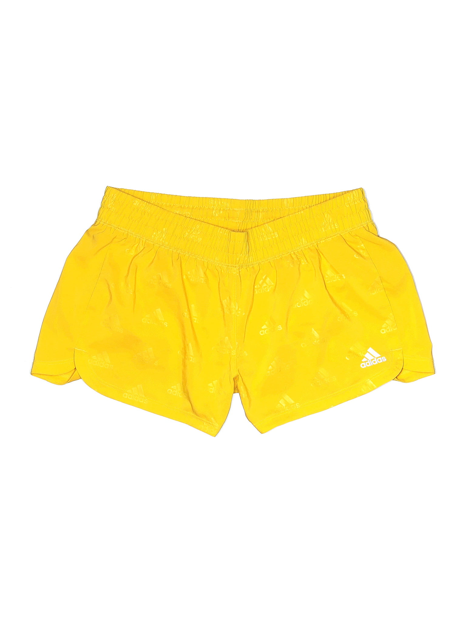 Adidas Yellow Athletic Shorts Size S