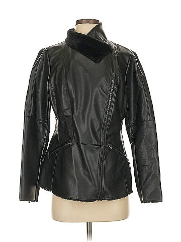 G by Giuliana Rancic Faux Leather Jacket (view 1)