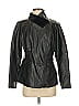 G by Giuliana Rancic 100% Rayon Black Faux Leather Jacket Size S - photo 1