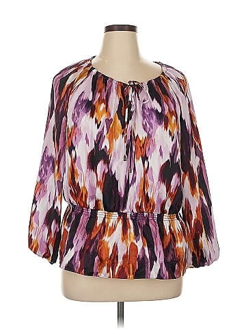 Christopher & Banks 3/4 Sleeve Blouse (view 1)