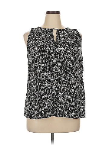 Greylin Sleeveless Silk Top (view 1)