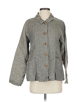 Flax 3/4 Sleeve Button Down Shirt