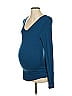 A Pea in the Pod Blue Long Sleeve T-Shirt Size S - photo 1