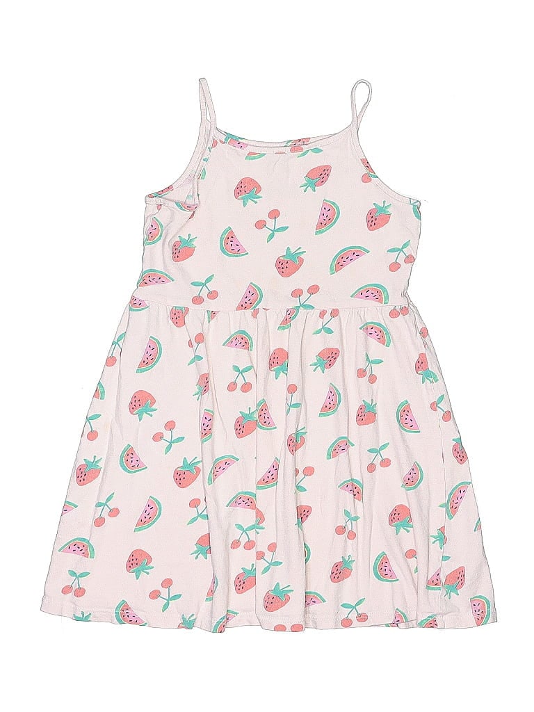 Jumping Beans 100% Cotton Hearts White Dress Size 6X - photo 1