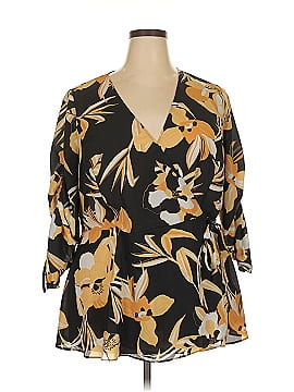 City Chic 3/4 Sleeve Blouse