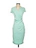 Alexia Admor Solid Teal Casual Dress Size S - photo 1