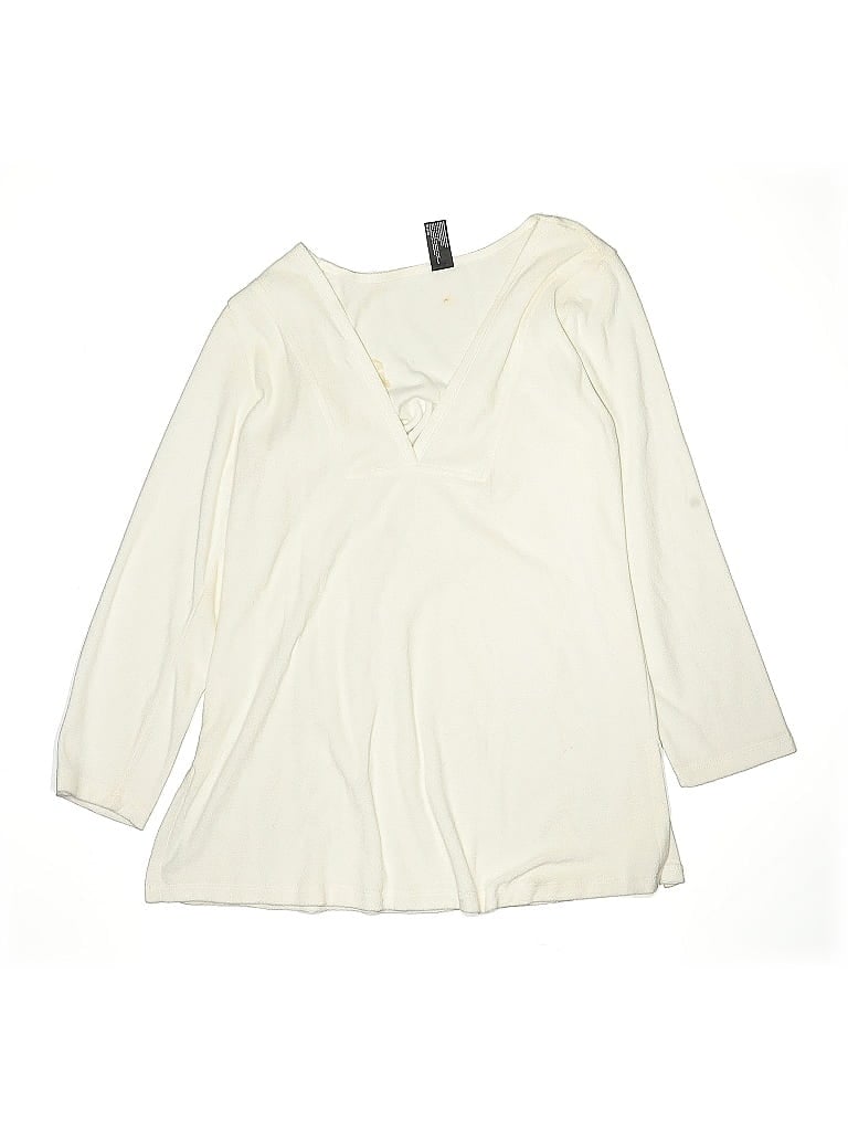 Pre-owned Jones New York Swimsuit Cover Up In White