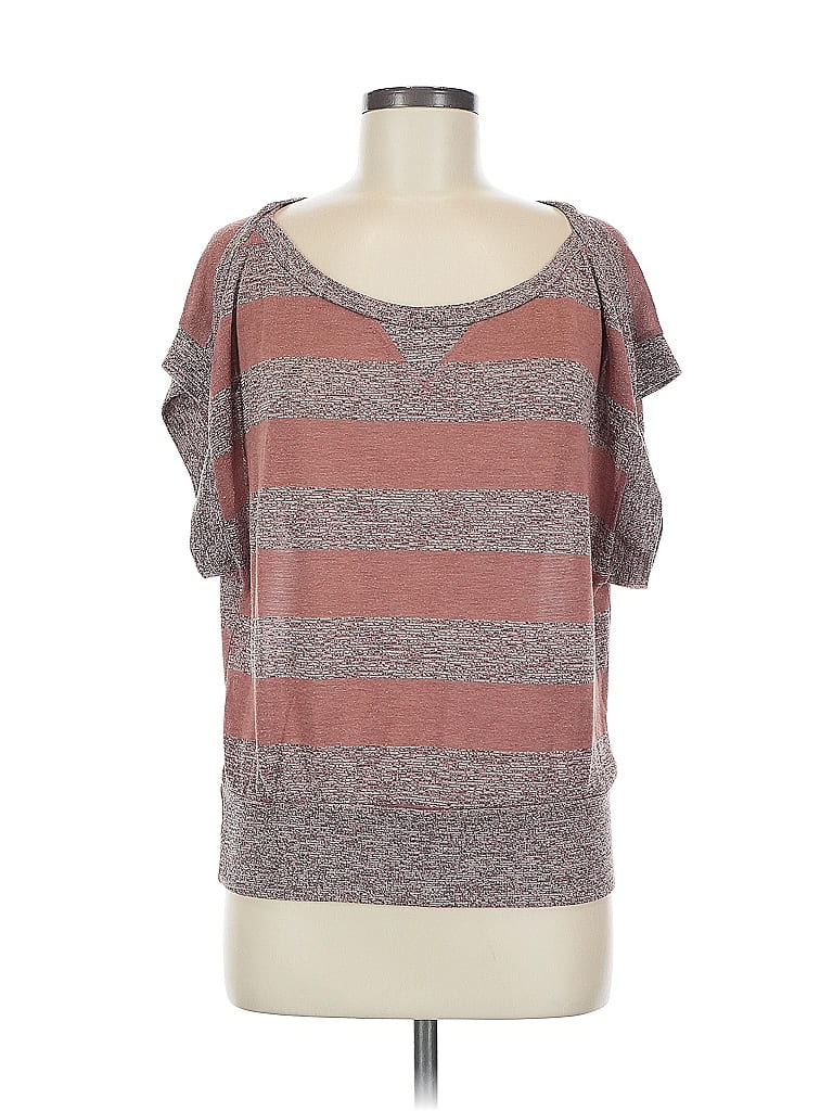 Pre-owned Assorted Brands Short Sleeve T-shirt In Brown