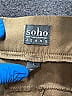 Soho JEANS NEW YORK & COMPANY Solid Tan Casual Pants Size L - photo 3