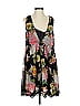 Maeve 100% Rayon Floral Black Casual Dress Size S - photo 1