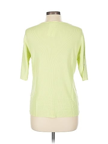 Noni Lime Sweater with Beaded Neckline (view 2)