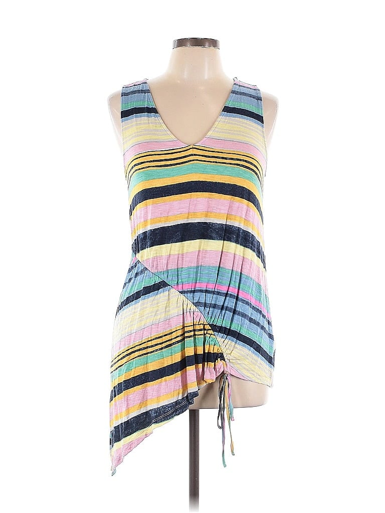 Pre-owned Rachel Rachel Roy Sleeveless Top Pink One Shoulder Neckline Tops