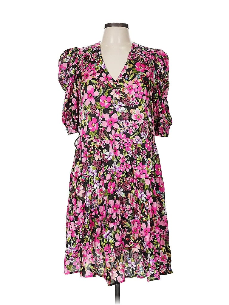Hale Bob Floral Pink Casual Dress Size M - photo 1