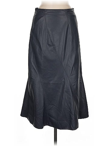 Rebecca Taylor Faux Leather Skirt (view 1)