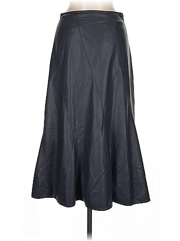 Rebecca Taylor Faux Leather Skirt (view 2)