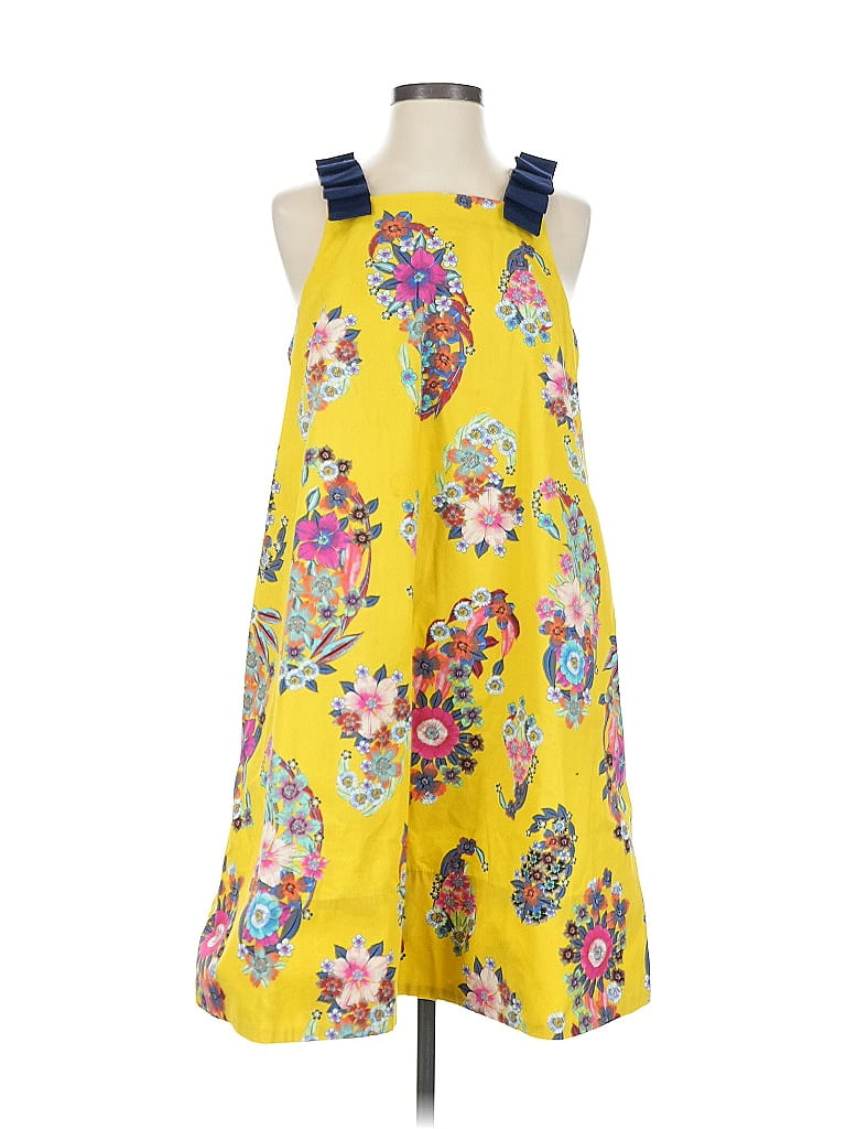 Maeve 100% Cotton Yellow Casual Dress Size XS - photo 1