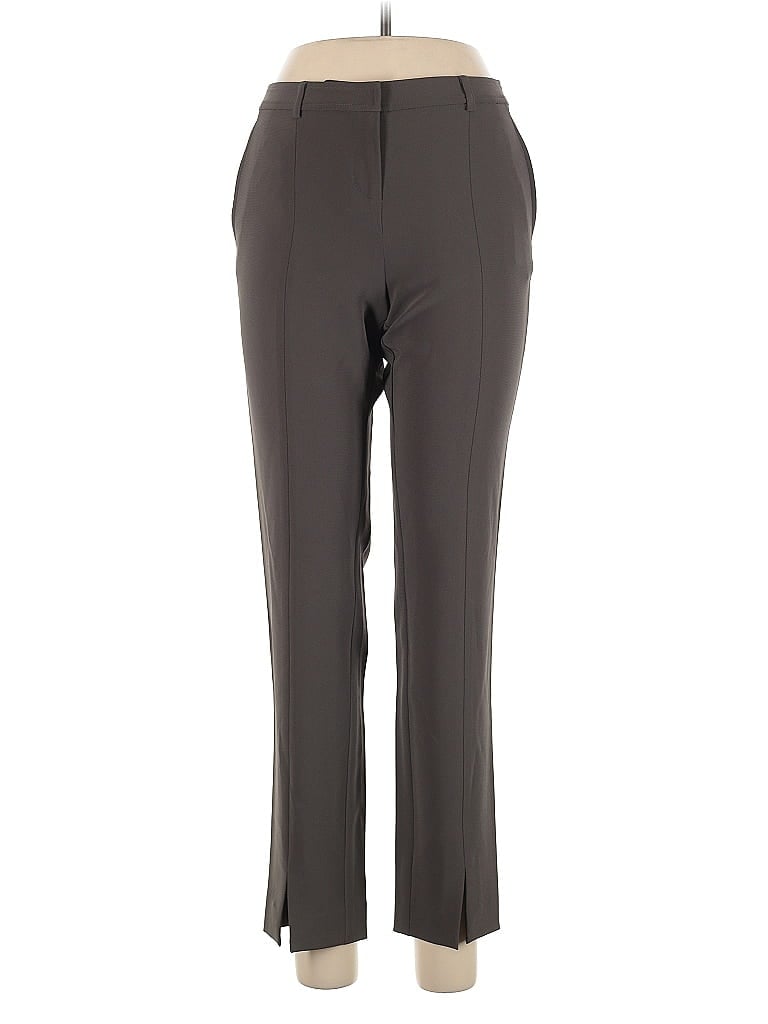 St. John Solid Gray Dress Pants Size 2 - photo 1