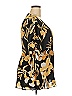 City Chic 100% Polyester Floral Gold 3/4 Sleeve Blouse Size 20 - photo 3