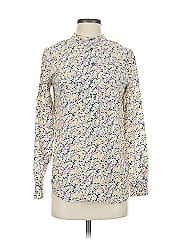 Equipment Long Sleeve Silk Top