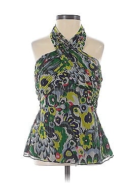 Armani Exchange Sleeveless Silk Top