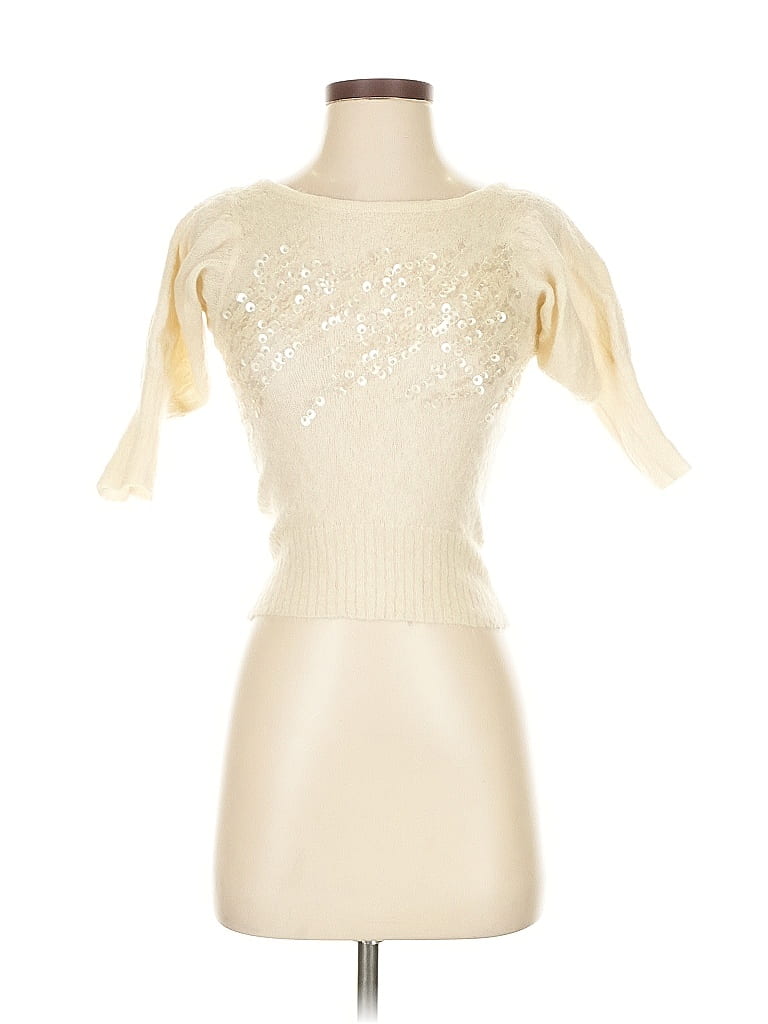 Bebe Ivory Pullover Sweater Size M - photo 1