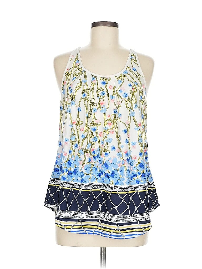 Pre-owned Sugarlips Sleeveless Blouse In Blue