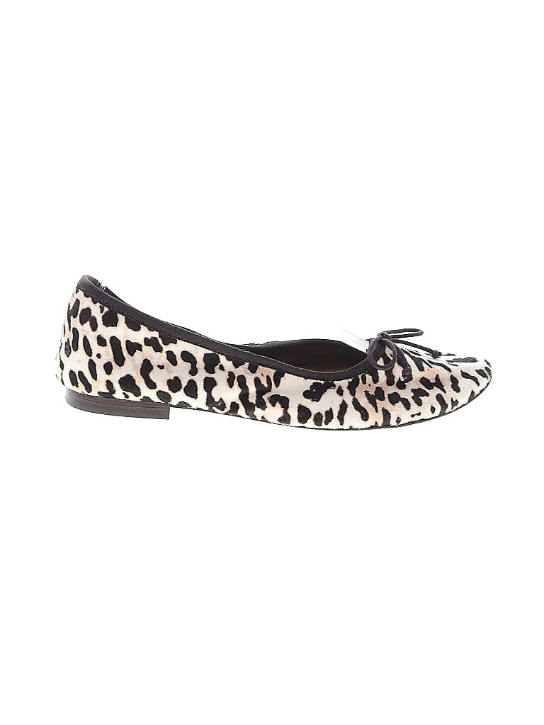 Aerosoles Animal Print Ivory Flats Size 8 - photo 1