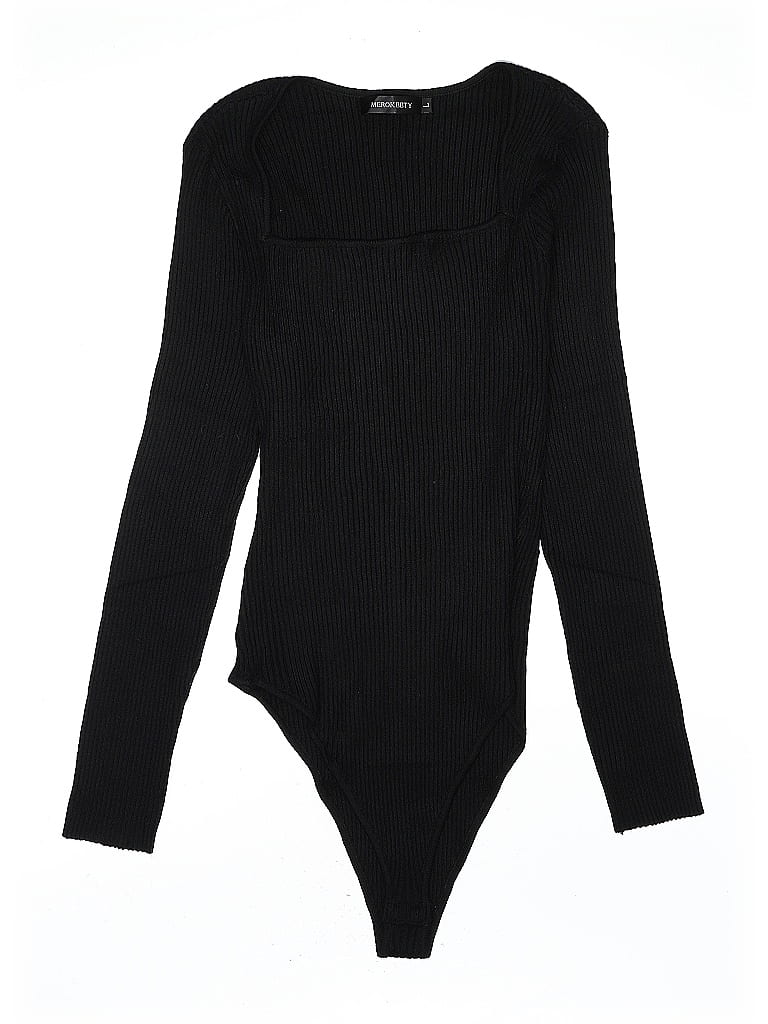 Pre-owned Merokeety Bodysuit In Black