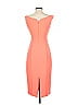 Black Halo Solid Orange Cocktail Dress Size 0 - photo 2