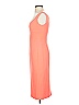 Black Halo Solid Orange Cocktail Dress Size 0 - photo 4