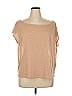 G by Giuliana Rancic 100% Polyester Tan Short Sleeve T-Shirt Size XL - photo 1