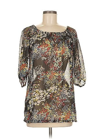 Pinky 3/4 Sleeve Blouse (view 1)