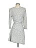 Ann Taylor LOFT Outlet Gray Casual Dress Size S - photo 2