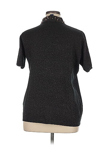 Susan Graver Short Sleeve Top (view 2)
