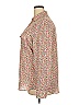 Soho JEANS NEW YORK & COMPANY 100% Polyester Floral Tan Long Sleeve Blouse Size XXL - photo 5