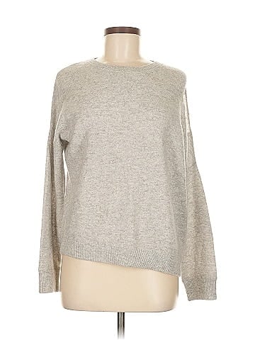 Aqua Cashmere Pullover Sweater (view 1)