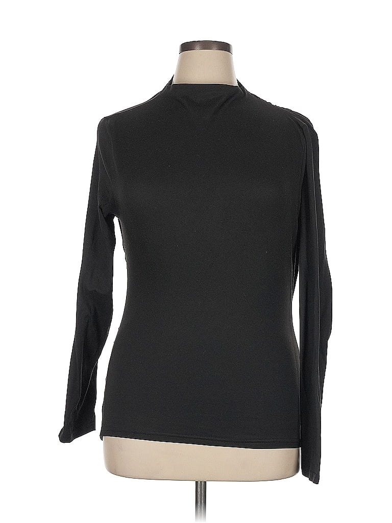 Pre-owned Unbranded Turtleneck Sweater In Black