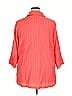 White Stag Stripes Orange 3/4 Sleeve Button-Down Shirt Size 18 - photo 2