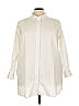 Jessica London Ivory 3/4 Sleeve Button-Down Shirt Size 26 - photo 1
