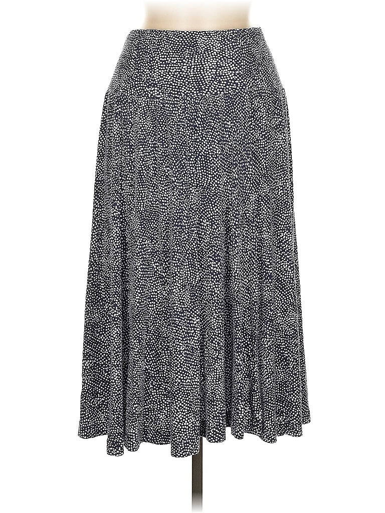 Hilary Radley Chevron-herringbone Gray Casual Skirt Size M - photo 1