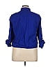 Chico's Blue 3/4 Sleeve Button-Down Shirt Size XL - photo 2