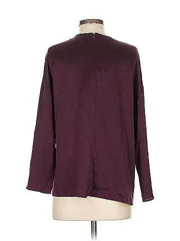 Vince. Long Sleeve Silk Top (view 2)