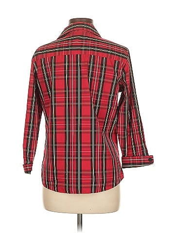 Foxcroft 3/4 Sleeve Button-Down Shirt (view 2)