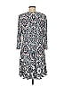 Eliza J Paisley Gray Casual Dress Size M - photo 2