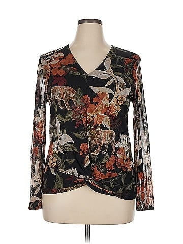 INC International Concepts Long Sleeve Blouse (view 1)