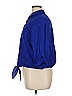 Chico's Blue 3/4 Sleeve Button-Down Shirt Size XL - photo 5